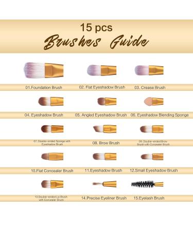 UCANBE Pro 60 Shades Eyeshadow Palette + 15pc Makeup Brushes Set - High Pigmented Naked Nudes, Shimmer, Matte, Metallic Smokey Eye Shadow - Neutral Pallet Kit - Buy Online on GoSupps.com