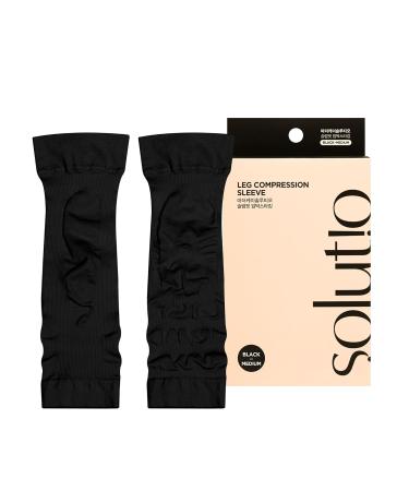 Mother-K Leg Compression Sleeves for Women - Calf & Shin Support Pain Relief during Pregnancy - Black Large - Buy Online on GoSupps.com