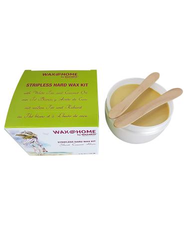 Wax Necessities Waxness Microwavable White Tea Cream Stripless Wax Kit 8.45oz - At Home Waxing Solution - Buy Online on GoSupps.com
