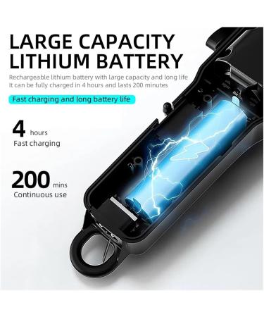 2023 New Electric Hair Clipper - Rechargeable Trimmer & Men's Shaver with LCD Display - Wireless Beard Trimmer in White | International Shipping Available - Buy Online on GoSupps.com