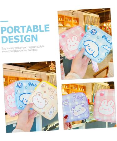 Washable Menstrual Cup Storage Bags | 4-Piece Women s Bandage Pocket Set for Tampons & Accessories - Buy Online on GoSupps.com