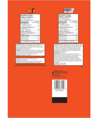 Hershey's & Reese's 95 Count Bulk Size Candy Individually Wrapped Chocolate Holiday Chocolate Candy Chocolate Candy to Share Chocolate Candy for Kids - Assorted Mini Bars Hershey's & Reese's 95 Count (Pack of 1) - Buy Online on GoSupps.com