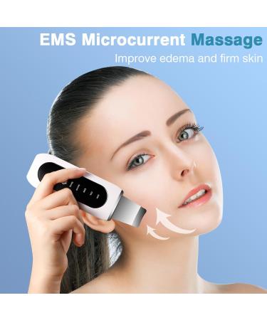 Buy Skin Scrubber & Ultrasound Peeling Device | Facial Cleaning Blackhead Remover & Face Lift Massage Tool International Shipping Available - Buy Online on GoSupps.com