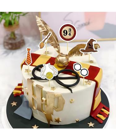 Magical Harry Cake Toppers for Potter Magical Potter School Wizard Birthday Party Cupcake Decorates(48pcs) - Buy Online on GoSupps.com