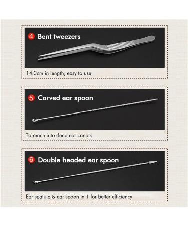 Uwariloy Earwax Cleaner Kit - Ear Wax Remover Tool for Adults with Cleaning Brush and Storage Box - Buy Online on GoSupps.com