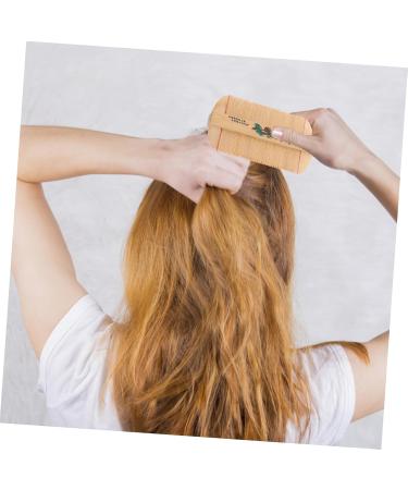 Healvian 2pi ces Peigne Dense Double-face Portable Bambou Outil Anti-statique Pour Soin Du Chevelu Et limination Pellicules Pratique Emporter Au Quotidien - Buy Online on GoSupps.com