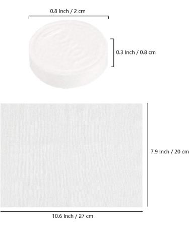 KISEER 200 pc Compressed Towels - Portable Disposable Mini Coin Tissues for Travel, Camping, Beauty Salon - Home Hand Wipes for Hiking & Sports - Buy Online on GoSupps.com