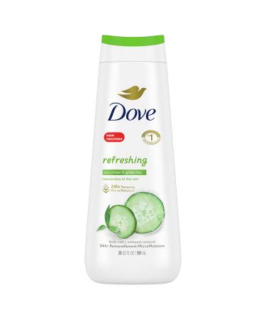 Dove Body Wash Refreshing Cucumber and Green Tea Refreshes Skin Cleanser That Effectively Washes Away Bacteria While Nourishing Your Skin 20 oz