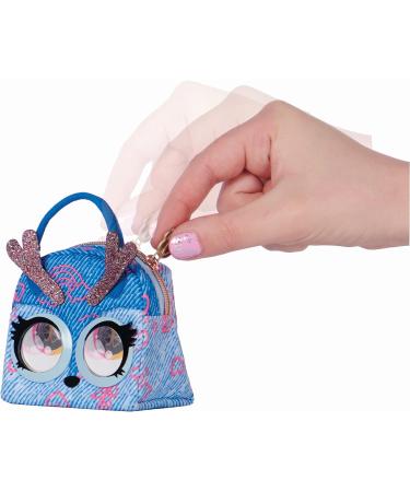 Purse Pets Micros Denim Deerie: Stylish Small Purse with Eye Roll Feature for Girls 5+ - Kids Toys - Buy Online on GoSupps.com