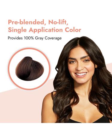 One n Only Powder Hair Color Kit - Chocolate Brown Unisex Hair Color | 0.35 oz - Vibrant Long-lasting Easy Application - Buy Online on GoSupps.com