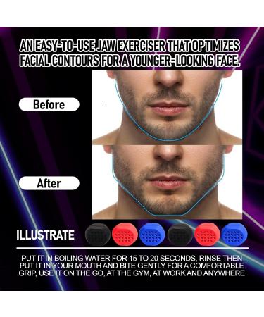 Jaw exerciser 3 Resistance Levels Sports Jaw Exerciser for Men & Women A powerful Jawline exerciser for users of all levels Slims& Tones the Face - Buy Online on GoSupps.com