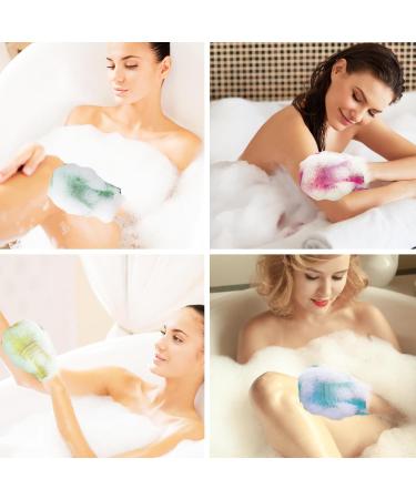 Wllhyf Korean Peeling Gloves - 12 Pieces | Colorful Reusable Bathing Towels for Deep Cleaning & Exfoliating Dead Skin Cells - Buy Online on GoSupps.com