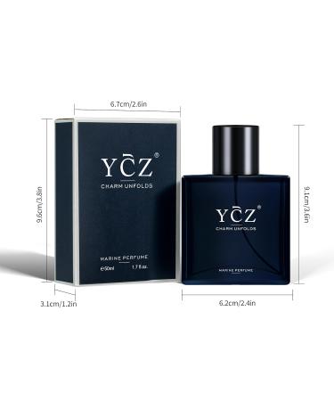 Ycz Charm Unfolds Marine Perfume for Men 1.7 oz. Long Lasting Eau De Parfum Cologne For Men Oriental Woody Fragrance - Ideal Special Occasions Making it the Ideal gentlemen s Gift Ycz Midnight Marine - Buy Online on GoSupps.com