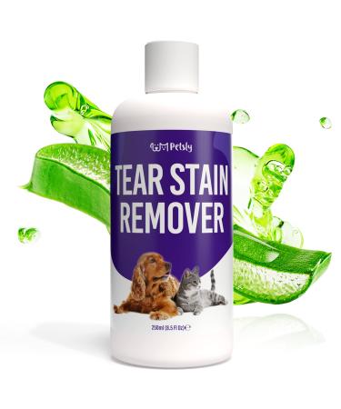 Petsly Cat and Dog Eye Lotion - 250ml - Soothes Irritations and Deeply Moisturizes - Cleanses and Removes Impurities - Dog Eye Cleanser - Cat Eye Care - Animal Eye Care