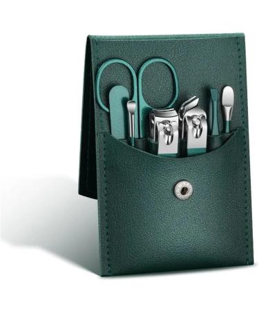 7-Piece Portable Nail Enhancement Set Color Nail Clipper Set Personal Care Tool (Color : Dark Green) - Buy Online on GoSupps.com