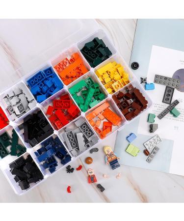 SGHUO 3 Pack Large Plastic Storage Box Organizer with 15 Grids and Dividers for Tackle Box, Beads, Washi Tape, Ribbons - Crafts & Art Supply Organization (10.9x6.5x2.2inch) - Buy Online on GoSupps.com