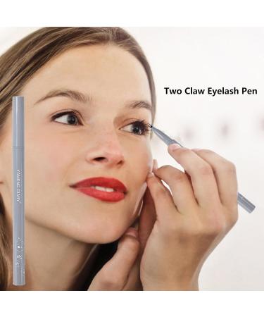Double Tip Eyelash Pencil - Waterproof Lower Eyelash Pencil Bottom Eyeliner Women Eyelash Two Claw Eyeliner for Fine Lower Lashes Detailed Eye Eyebrows Moles Qmisify Black - Buy Online on GoSupps.com