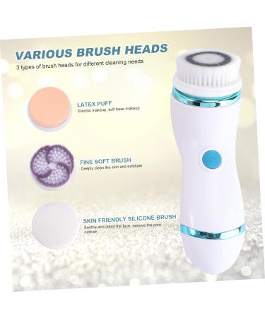FRCOLOR Electric Silicone Facial Face Brush Deep Cleansing Electric Facial Cleansing Brush Inductor Face Washing Cleaner Makeup Brush Electric Silicone Face Scrubbers Pores 6a - Buy Online on GoSupps.com