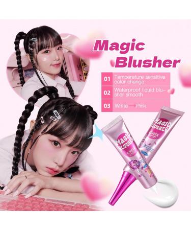 Cream blush for mature skin long-lasting self-adapting and natural tint for cheeks | Illuminating face makeup for cheekbones with a sculpting effect and natural contour - Buy Online on GoSupps.com