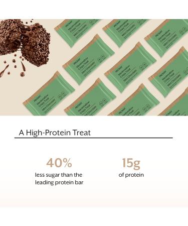 Promix Protein Puff Bars 12-Pack - Mint Chocolate - Marshmallow Crispy Treat | High Protein, Low Calorie, Non-GMO Snack - Buy Online on GoSupps.com
