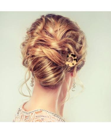 Beaupretty Outdoor Long Accessory Beaded Girl Chopsticks Stick Fork U Elegant U- Forks Out Travel Cellulose Brown Headdress Women Pins Acetate Accessories Chinese Pattern Hairpin - Buy Online on GoSupps.com