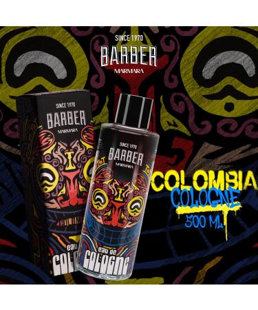 Marmara Barber Cologne - Best Choice of Modern Barbers and Traditional Shaving Fans Limited Edition Glass Bottle in Gift Box (500 ml Colombia) 18 Fl Oz (Pack of 1) Colombia - Buy Online on GoSupps.com