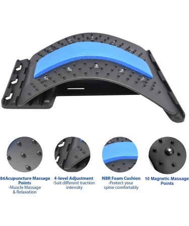 4-Level Back Stretcher for Back Pain Relief - Spine Board Deck for Spinal Decompression - Buy Online on GoSupps.com