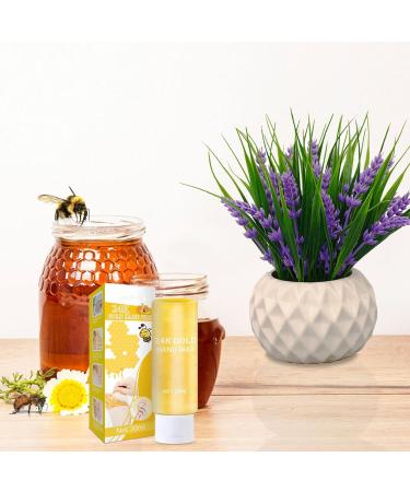 Honey Peel Off Hand Mask Moisturizing Repair Hand Mask 24K Gold Hand Mask Exfoliating Hand Mask Repair for Rough Skin for Men & Women (2pc) - Buy Online on GoSupps.com