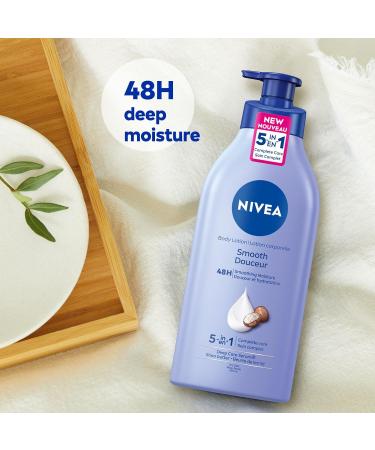 NIVEA Feel Pampered skincare routine holiday gift set | Contains : Makeup removing Wipes 40pc Lip Balm 4.8g Body Lotion 625mL & Body Wash 500mL | Bundle for normal to dry skin - Buy Online on GoSupps.com