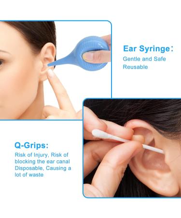 BVN Rubber Suction Ear Syringe 90ml Hand Bulb - Ear Wax Removal for Adults & Children - Blue Texture - Buy Online on GoSupps.com