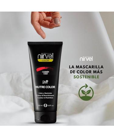 Nirvel NUTRE COLOR FLUOR Carmine 200mL Masque de cheveux professionnel - Buy Online on GoSupps.com