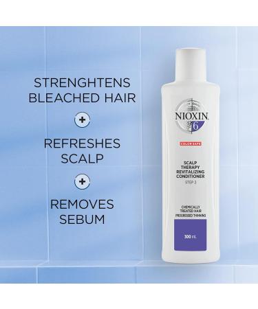 Nioxin System 6 Hair Treatment Conditioner 1L - For Chemically Treated Hair with Thinning Scalp - Pack of 1 - Buy Online on GoSupps.com