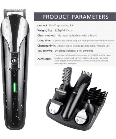 Men's Beard Trimmer - Cordless Waterproof Stainless Steel T-Blade for Precision Grooming | International Shipping Available - Buy Online on GoSupps.com