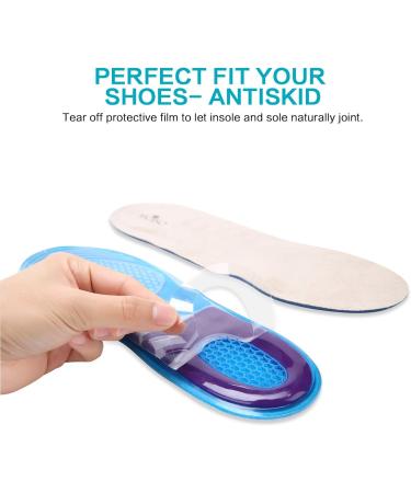 Buy Moiso Gel-Comfort Orthopedic Insoles for Men & Women | Arch Support for Walking & Running | EU Sizes 36-41 - Buy Online on GoSupps.com