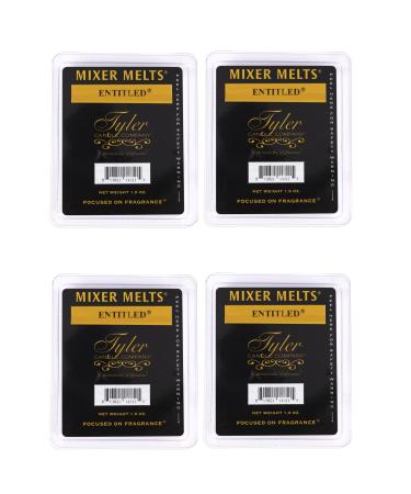 Tyler Candle Company Entitled 1.9 Ounce Scented Mixer Wax Melt Cubes for Tart Burner Pack of 4