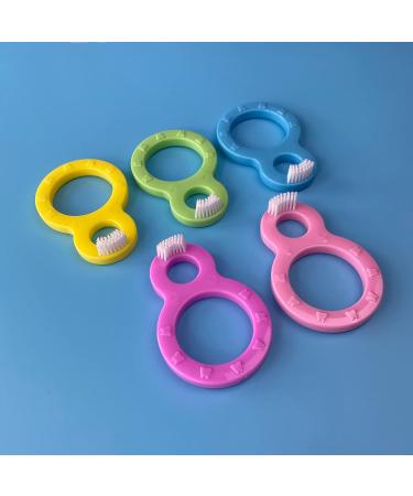 Infant Baby Toddler Safety Toothbrush Teether (5 Pack) - Gentle Teething Relief - Buy Online on GoSupps.com