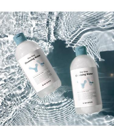 MIZON Micellar Cleansing Water with Probiotics 16.9 fl oz - Gentle Makeup Remover & Facial Cleanser for Sensitive Skin - Buy Online on GoSupps.com