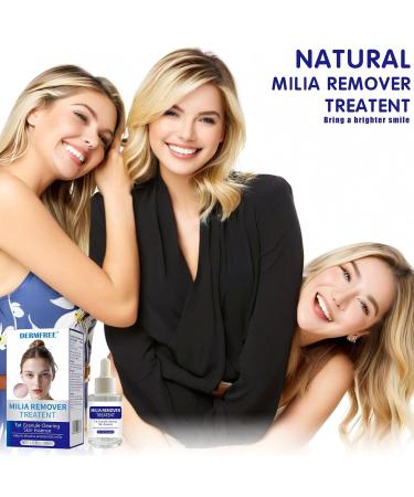 Dermfree Milia Remover Treatment Milia Spot Treatment with Salicylic Acid Milia Acne Serum Clearing Skin Essence(30ML) - Buy Online on GoSupps.com