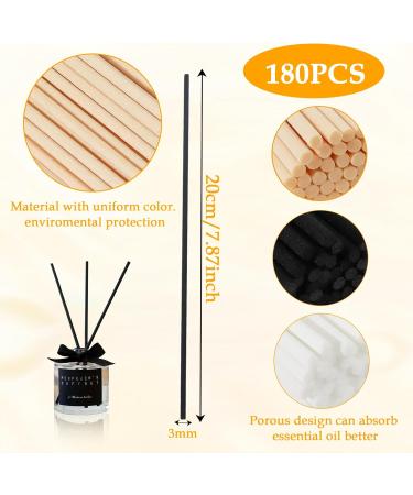 180 Pieces Reed Diffuser Sticks - Rattan Replacement Fragrance Rods for Room Scent | Long-Lasting Aroma Sticks - Buy Online on GoSupps.com