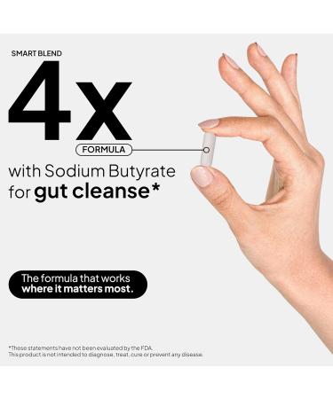 Humming Herbs Sodium Butyrate+ Capsules 4-in-1 Digestive Support with L-Glutamine + Prebiotic Inulin + Probiotic Blend (10 Billion CFU) 120 Vegetarian Capsules 120 Count (Pack of 1) - Buy Online on GoSupps.com