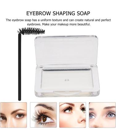 NUOBESTY Savonnette Coiffant Sourcils Transparent Incolore Kit de Maquillage Sourcils Longue Tenue Bo te Acrylique Fixation Naturelle et Portable pour Style Pr cis et Solide - Buy Online on GoSupps.com