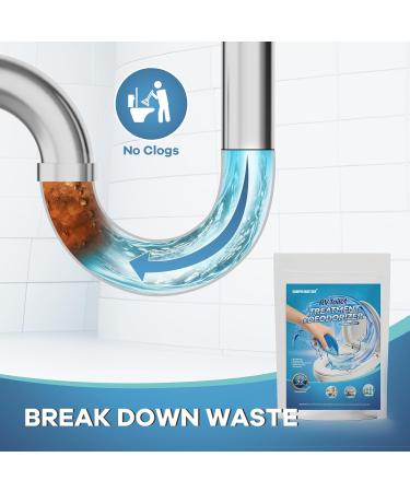 CAMPER MATTERS 52 Packs RV Toilet Treatments Holding Tank Deodorizers for RV/Marine Portable Camping Toilet Eliminating Odors and Breaking Down Waste Papers Fresh Scent 30.05 g (Pack of 52) - Buy Online on GoSupps.com