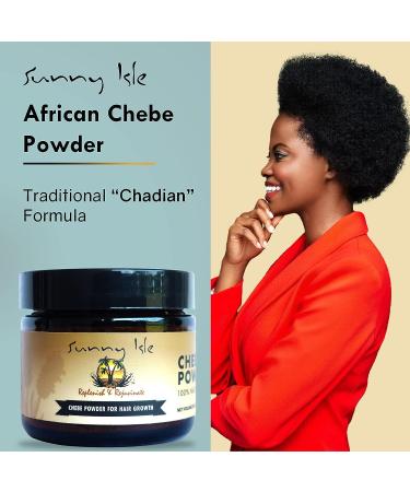 Sunny Isle Authentic African Chebe Powder 1oz - 100% Natural & Dye Free | Hair Growth & Strength Enhancer for Men & Women - Buy Online on GoSupps.com