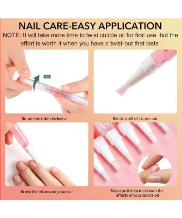 Ninnyi 3PCS Nail Oil Cuticle Pen Nails Growth Nutrient Pens for Prevent Nail Cuticole Cracking and Dry - Buy Online on GoSupps.com