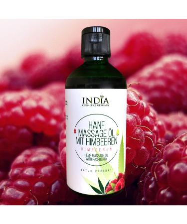 India Cosmetics Germany - Organic Hemp Seed & Raspberry Oil Massage Skin Oil - Premium Quality - Buy Online on GoSupps.com