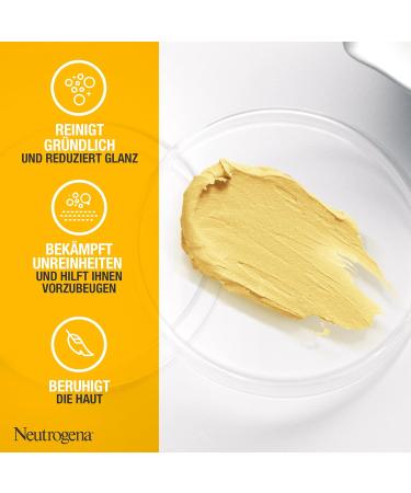 Neutrogena Curcuma Clear Soothing Cleaning Mask 50ml - Turmeric Facial Care for Sensitive Skin Hydrating Gel Mask for Clear Skin - Buy Online on GoSupps.com