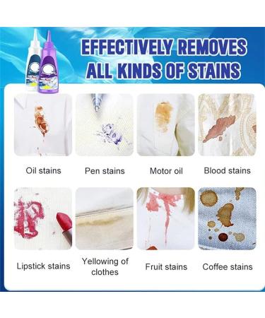 Active Enzyme Laundry Stain Remover Active Enzyme Clothing Stain Remover Active Enzyme Stain Remover White Shirt Guardian Garment Stubborn Stain Cleaner Oil Remover (Purple-2) - Buy Online on GoSupps.com