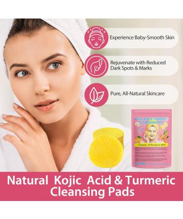 Buy Turmeric Kojic Acid Foaming Exfoliating Pads - Balance Skin Oil & Water | International Shipping - Buy Online on GoSupps.com