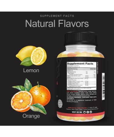 Iman Vitamins Halal Omega 3 6 9 + DHA Gummies for Adults | Supports Eyes Brain Immune & Heart Health | Vegetarian & Gluten Free| Vitamin C Essential Fatty Acids & Plant-Based | 60 Count - Buy Online on GoSupps.com