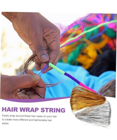 Beavorty 4 Sets dreadlocks hair rope hair ties for girls braiding scrunchies for girls hair clips for braids braided hair clip hair ties for women metal hair band plastic Miss tool to weave - Buy Online on GoSupps.com